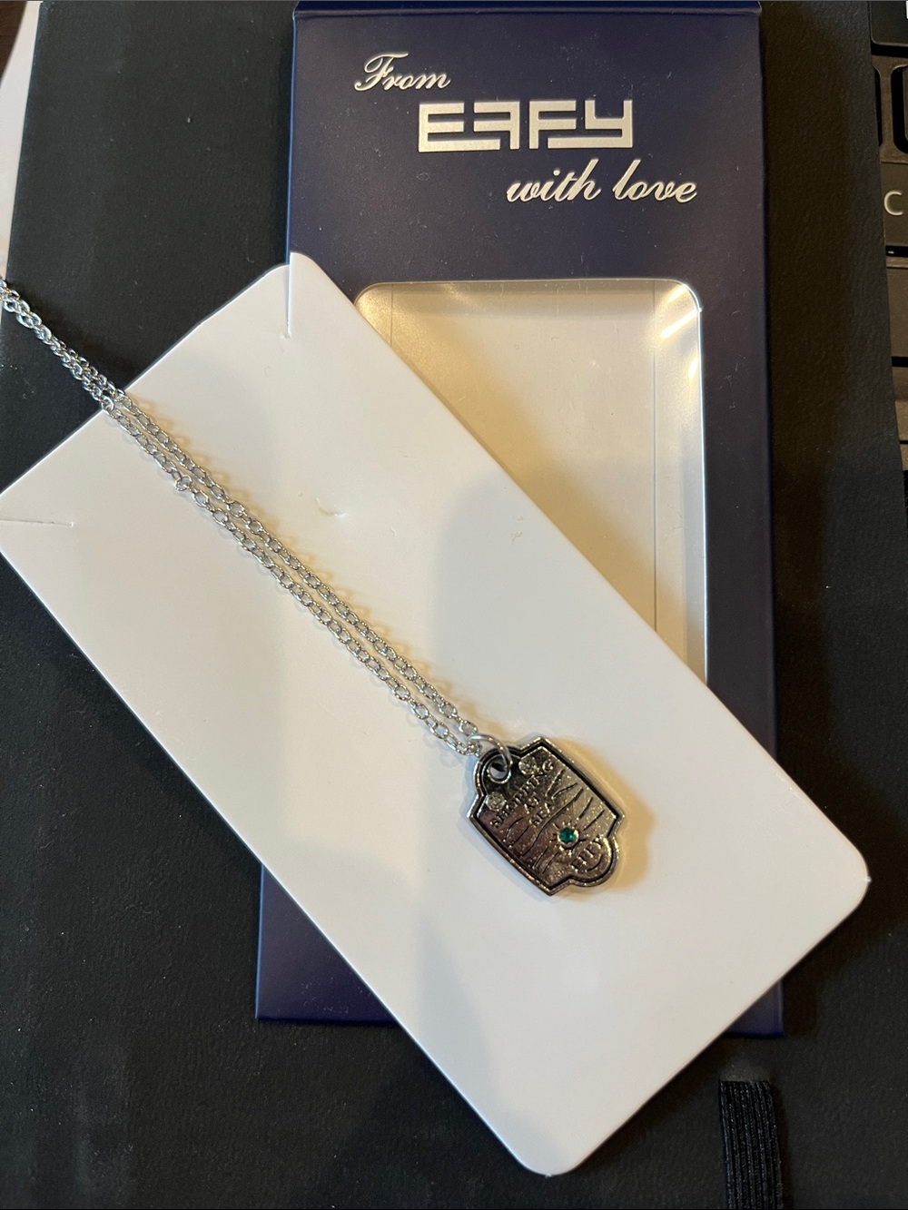 Effy Shopping at Sea Charm necklace with 22” chain. Original cruise ship package